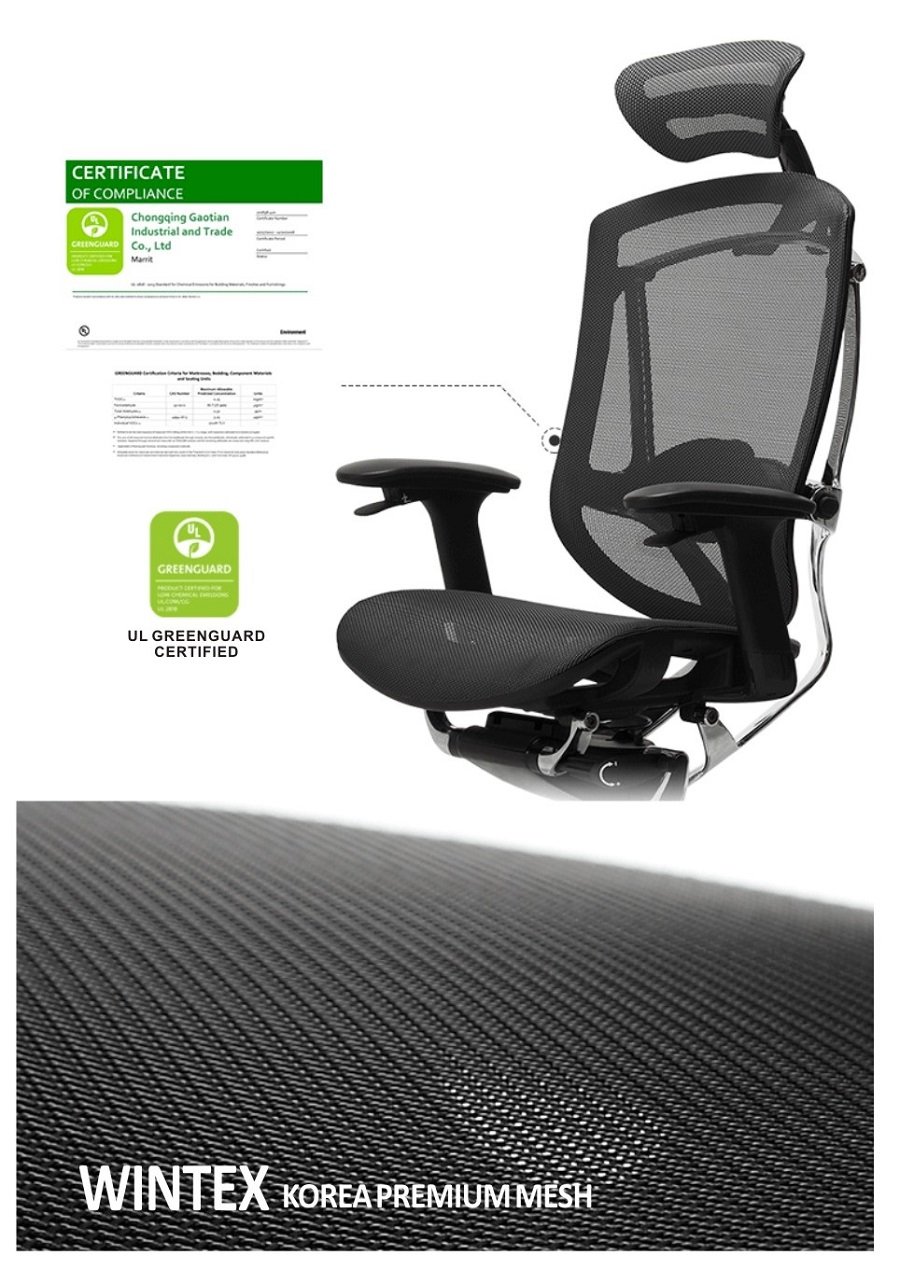 ghế thái công học sử dụng chất liệu Mesh Cao cấp